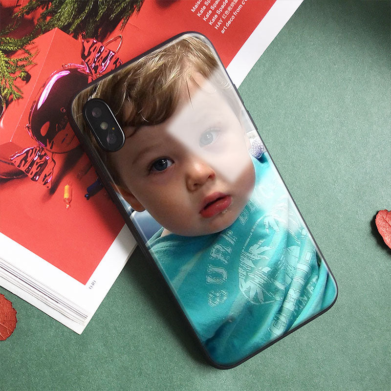Custom Photo Glass Design iPhone Case