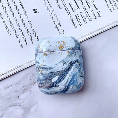 White Marble Case for AirPods