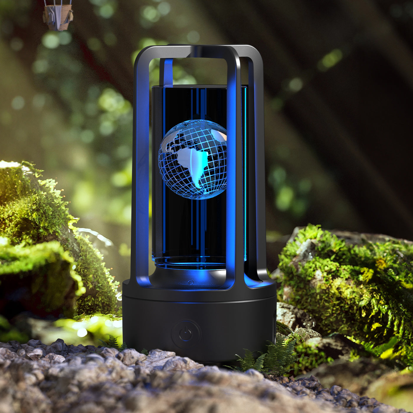 2-in-1 Crystal Lamp & Bluetooth Speaker
