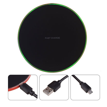 Qi Fast Wireless Charger with LED Indicator