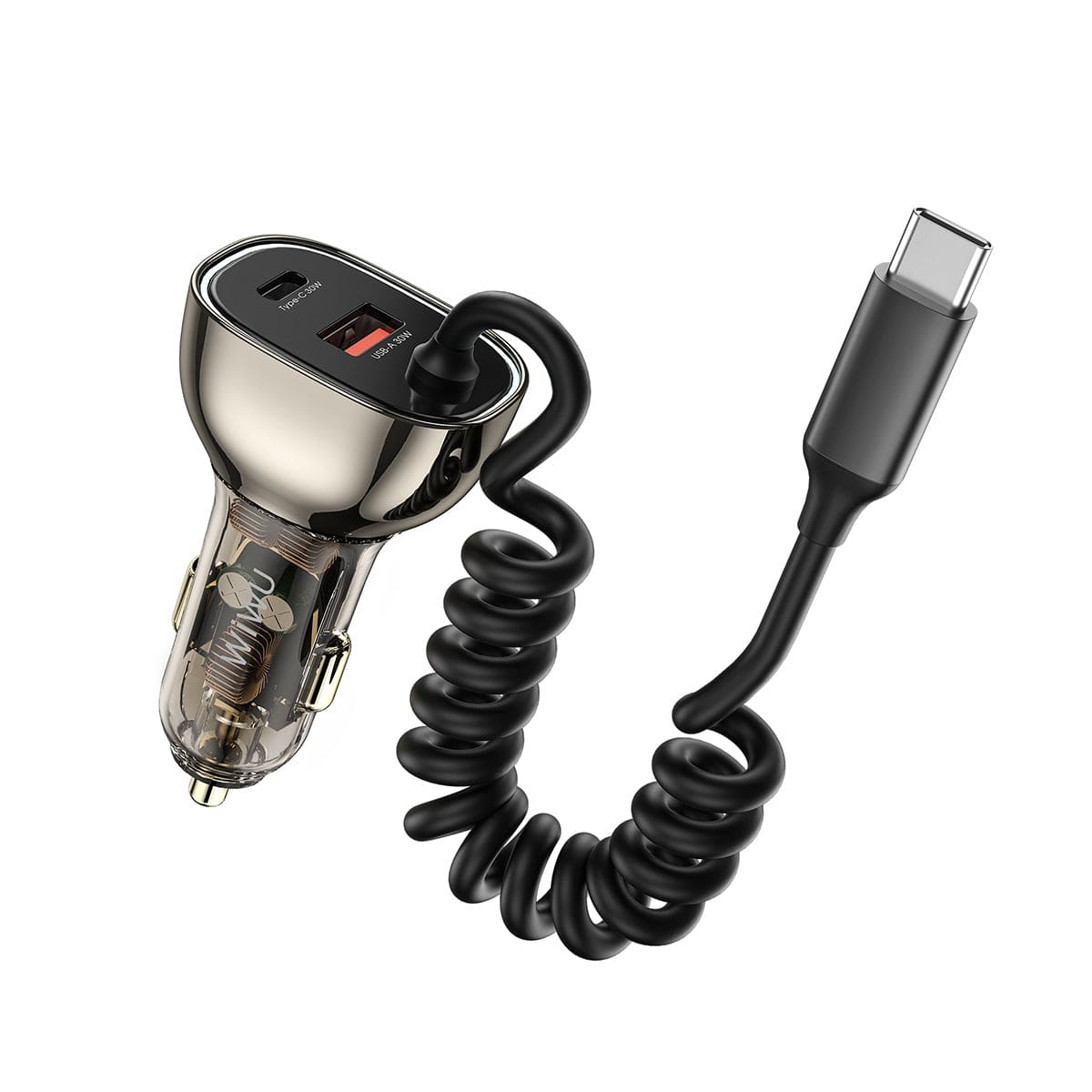 WiWU Geek 90W PD+QC Kirsite Multi-Port Fast Car Charger