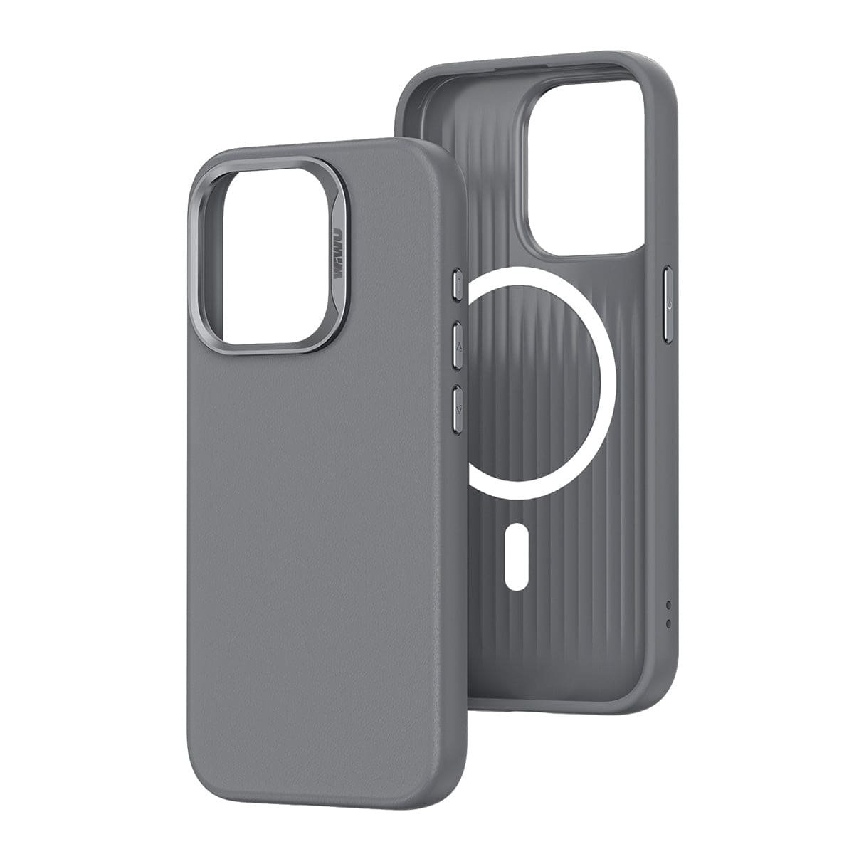 Funda magnética antiarañazos a prueba de golpes de cuero vegano de WiWU para iPhone 15 Series