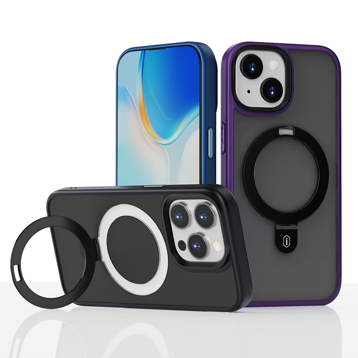 WiWU Magnetic Stand Phone Case for iPhone 15 Series