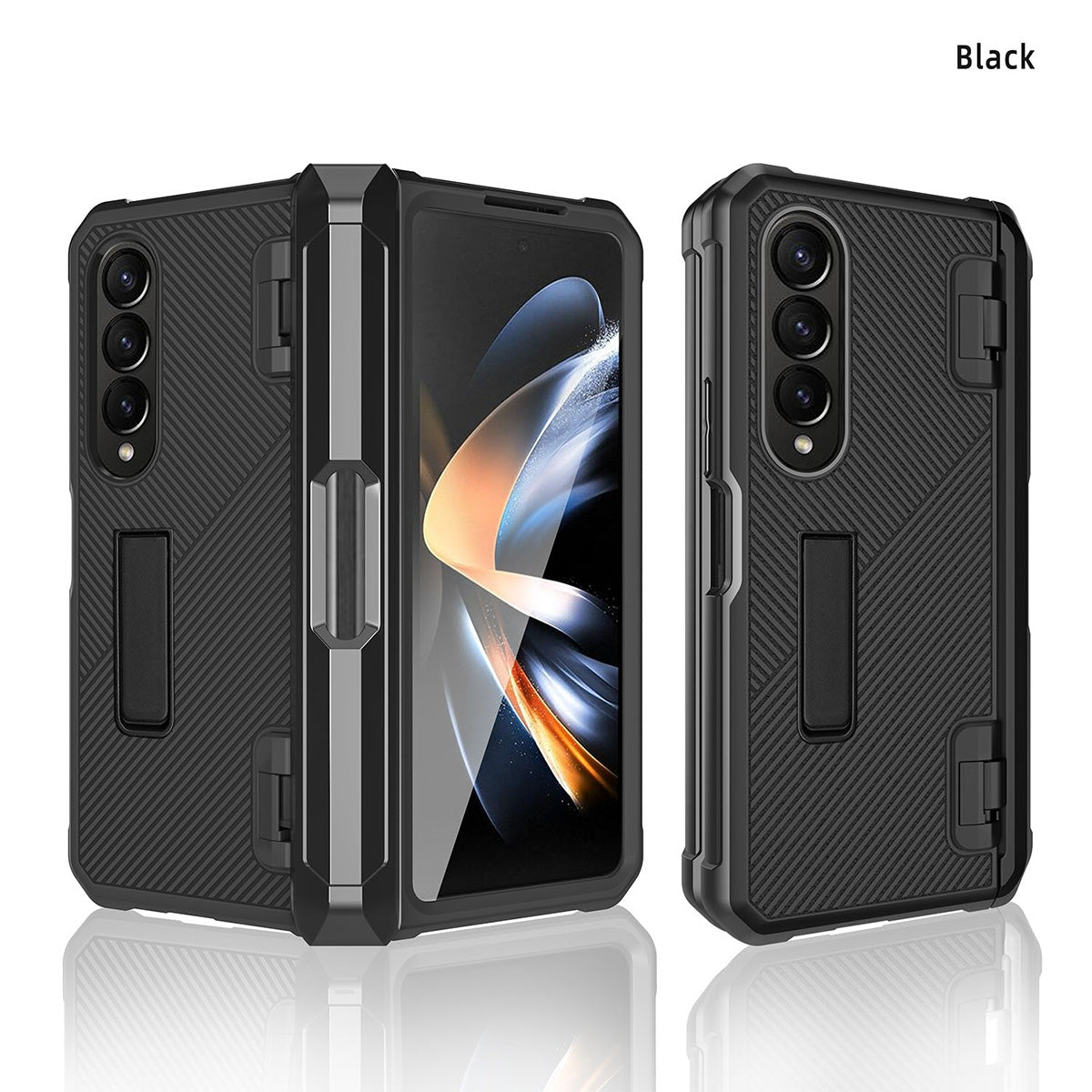 Samsung Galaxy Z Fold 4 5G Kickstand Case with Built-in Screen Protector