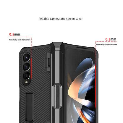 Samsung Galaxy Z Fold 4 5G Kickstand Case with Built-in Screen Protector