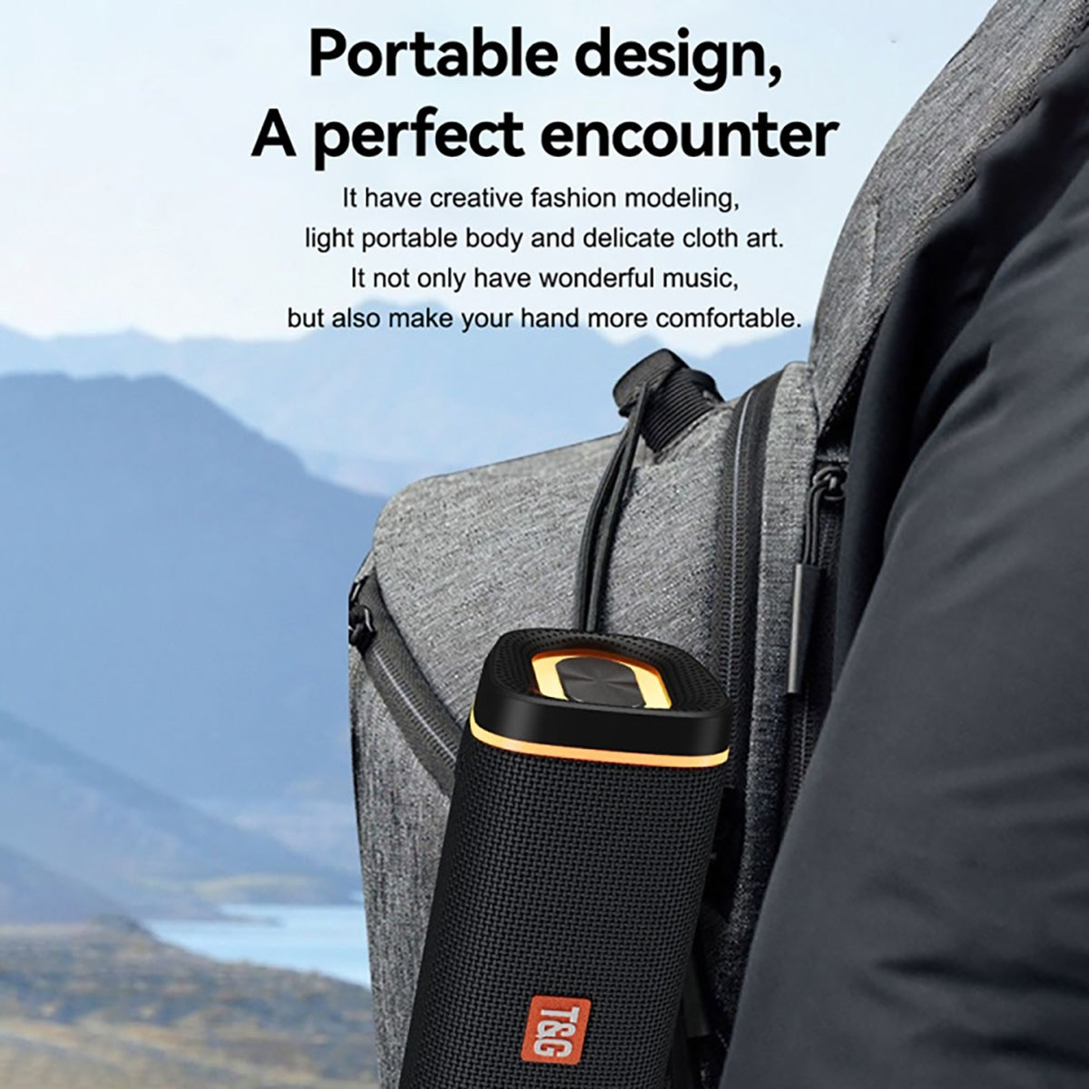 T&G Portable Wireless Speaker - Black: Power Meets Portability