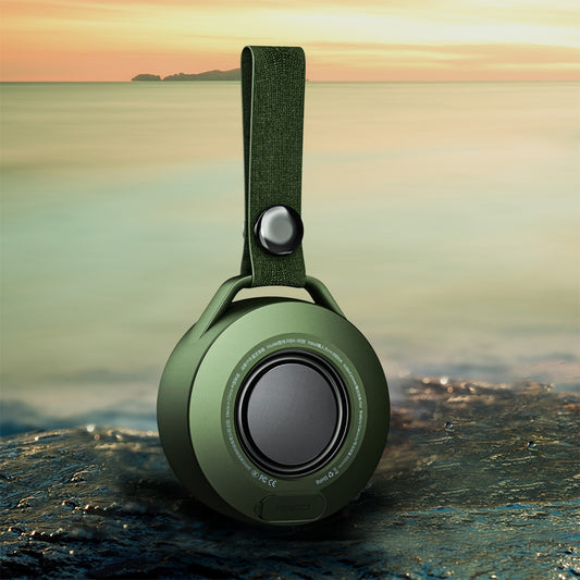 Wireless Battle Speaker - Army Green: Rugged Sound for Adventurers