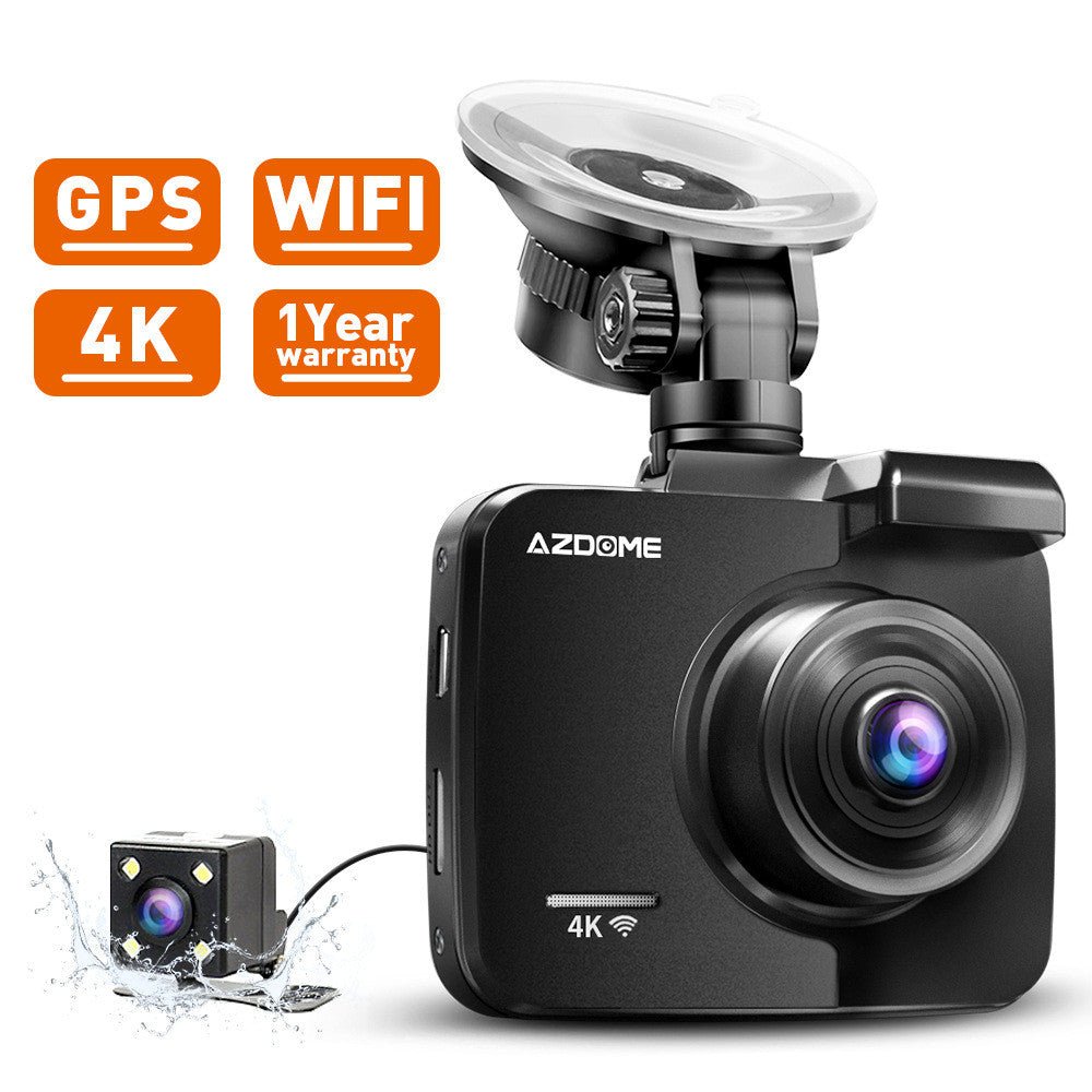 4K Dual Lens Dash Cam GS63 with HD Night Vision | High - Definition Vehicle Camera - GadgetCare Pros