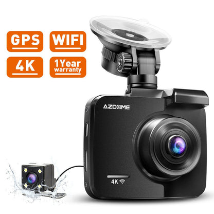 4K Dual Lens Dash Cam GS63 with HD Night Vision | High - Definition Vehicle Camera - GadgetCare Pros