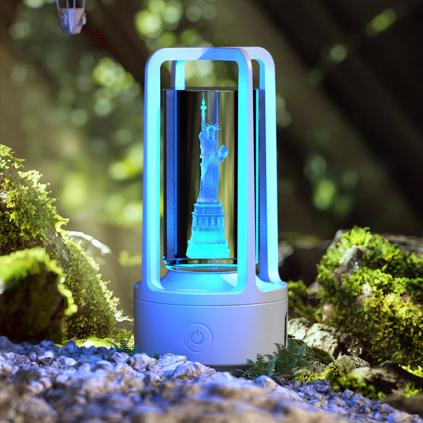 2-in-1 Crystal Lamp & Bluetooth Speaker