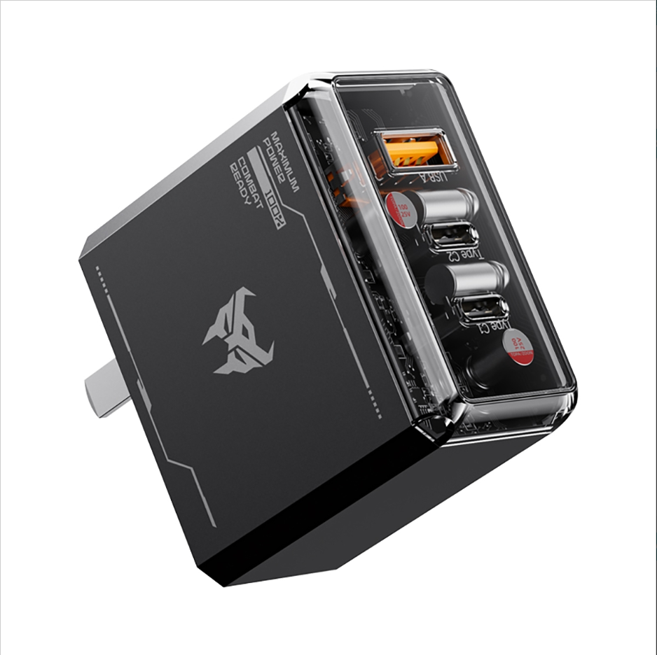 Transformers USB-A+Type-C+Type-C Charger 65W