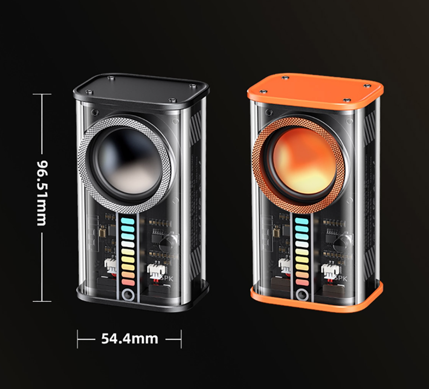 RB-M68 Clear Mecha Wireless Speaker