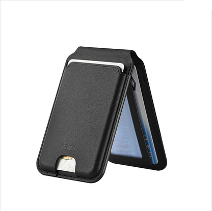 Magnetic Wallet Card Holder Pro – Sleek Black Design for Secure & Convenient Card Storage