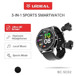 UiDEAL BizzCore Earbuds & Smart Watch - Complete Wireless Audio and Fitness Solution